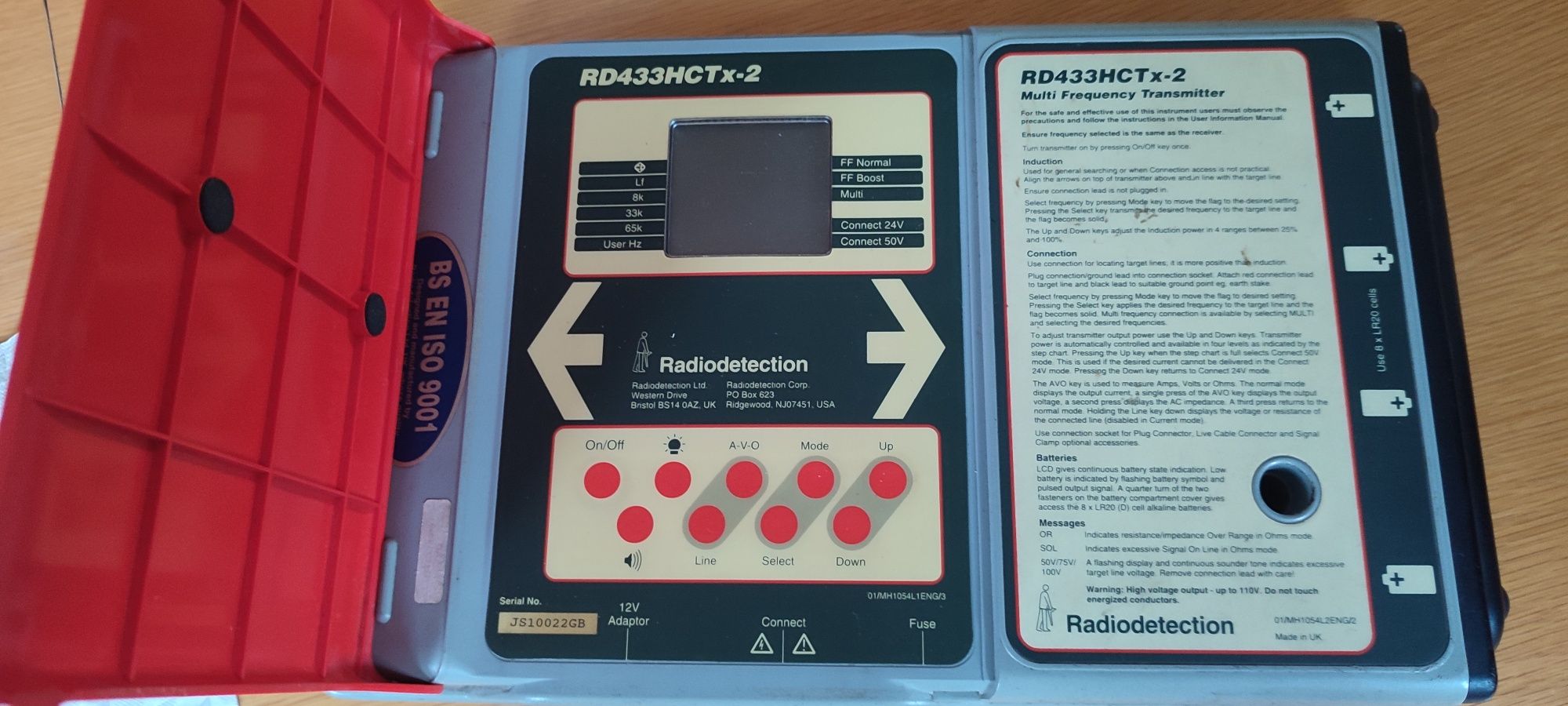 Radiodetection RD433HCTx-2