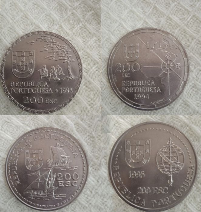 Coleção de Moedas e Notas Antigas