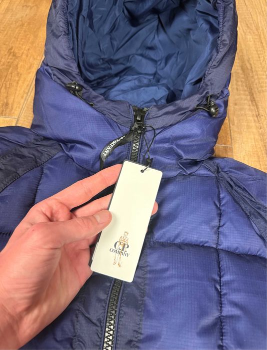 !Без Передплат! Синій пуховик CP Company DD Shell