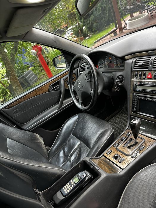 Mercedes w210/avangarde/4matic/3.2v6 gaz/zamienie za motocykl/wsk/mz/