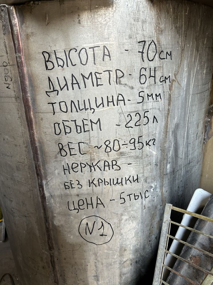 Емкость из нержавейки