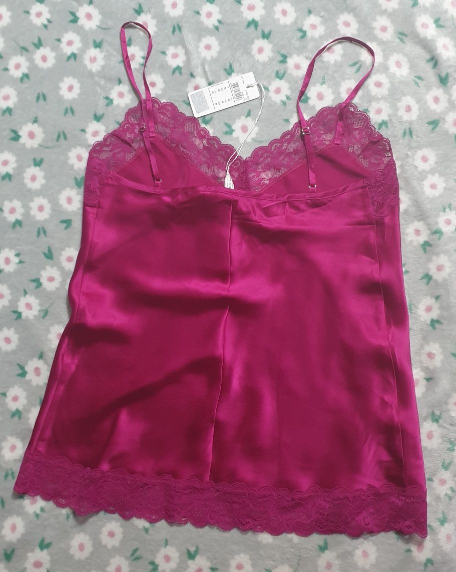 Koszulka Top z jedwabiu Intimissimi M,S,XS.