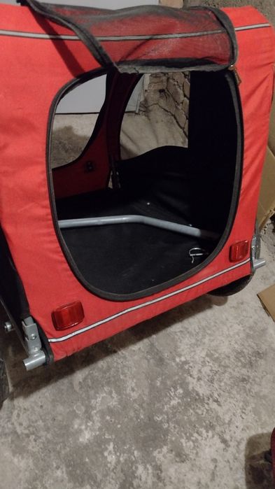 Przyczepka rowerowa dla psa