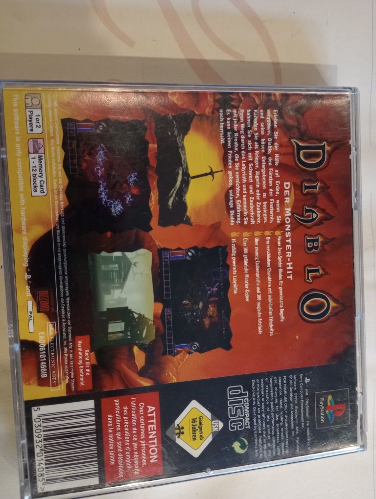 Ps1 PSX Diablo PlayStation 1