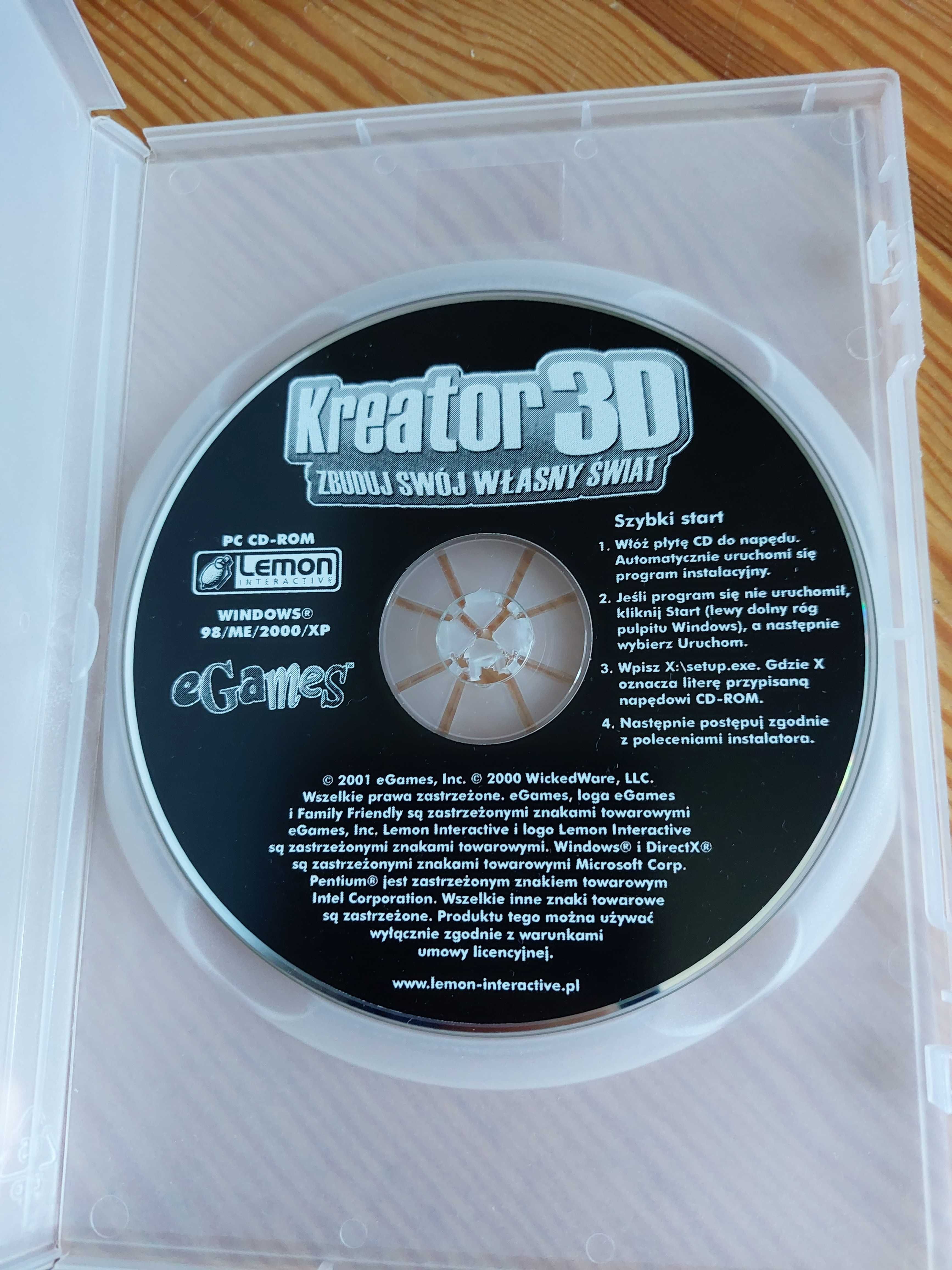 Gra PC "Kreator 3D zbuduj swój własny świat"