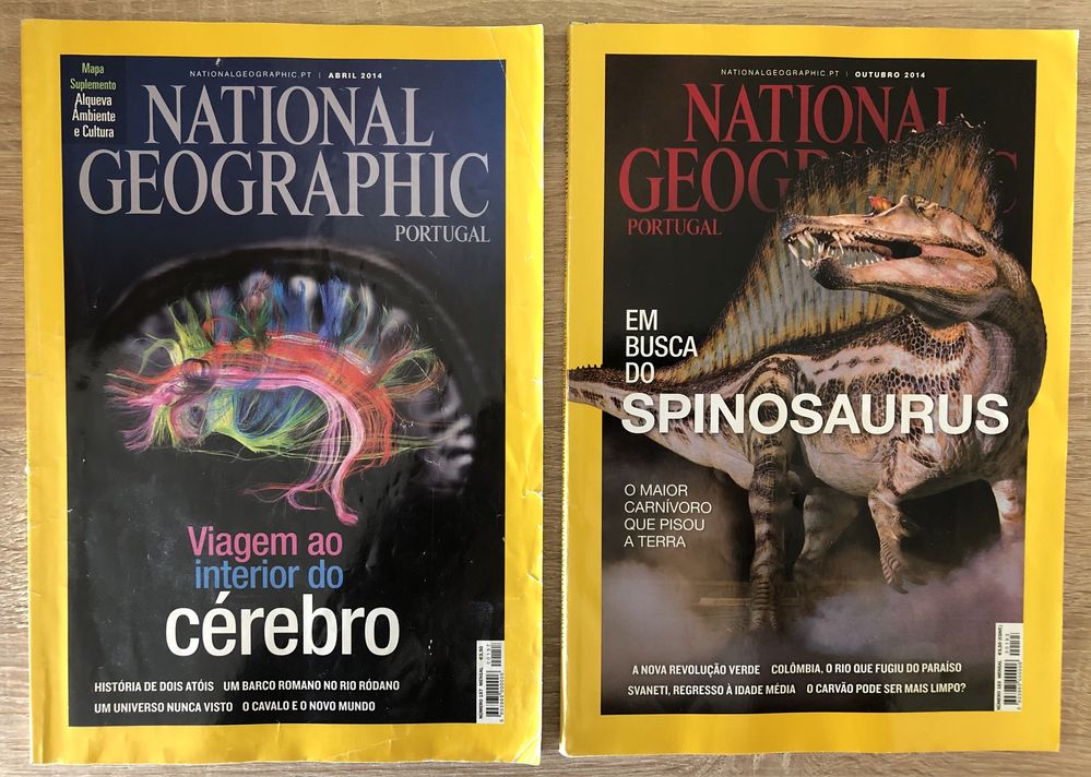 Revistas National Geographic antigas