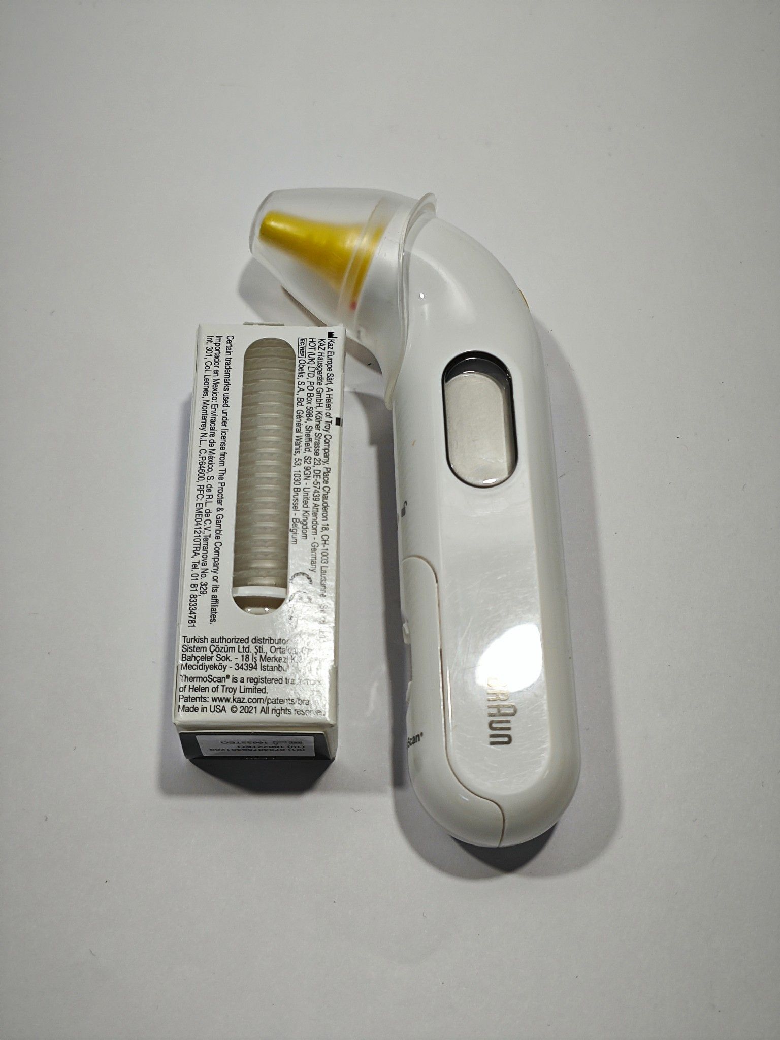 Termometr Douszny Braun Irt3030 Thermoscan 3 + 21 Kapturków