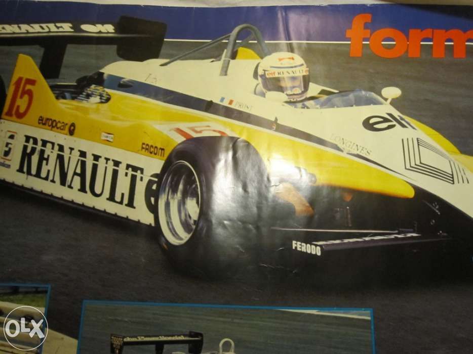 Posters antigos Rallye e F 1