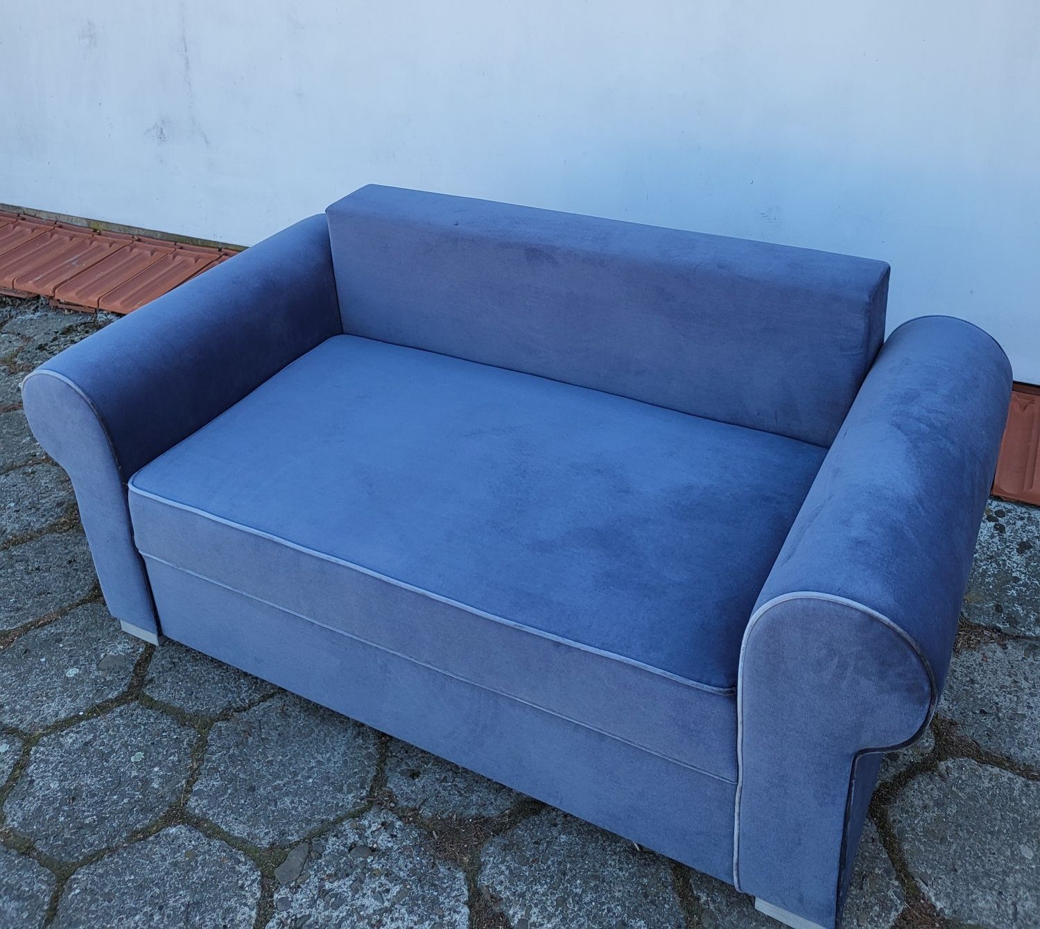 Nowa szara sofa lectus glamour 2 osobowa