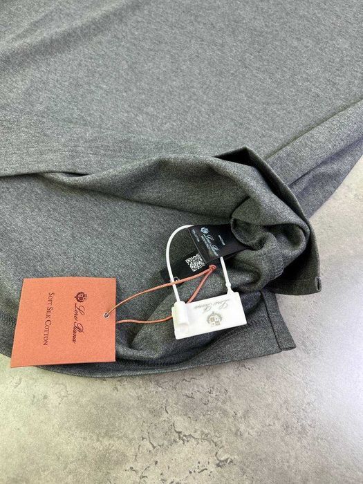 Мужская футболка Loro Piana футболка с вышивкой Лоро Пиана f665