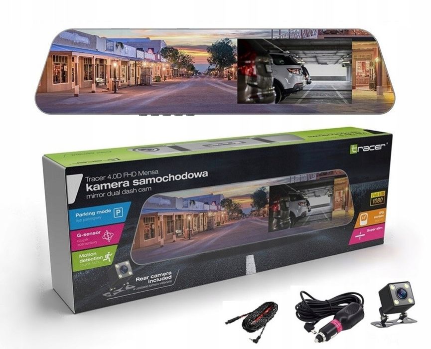 Wideorejestrator TRACER 4.0D FHD MENSA