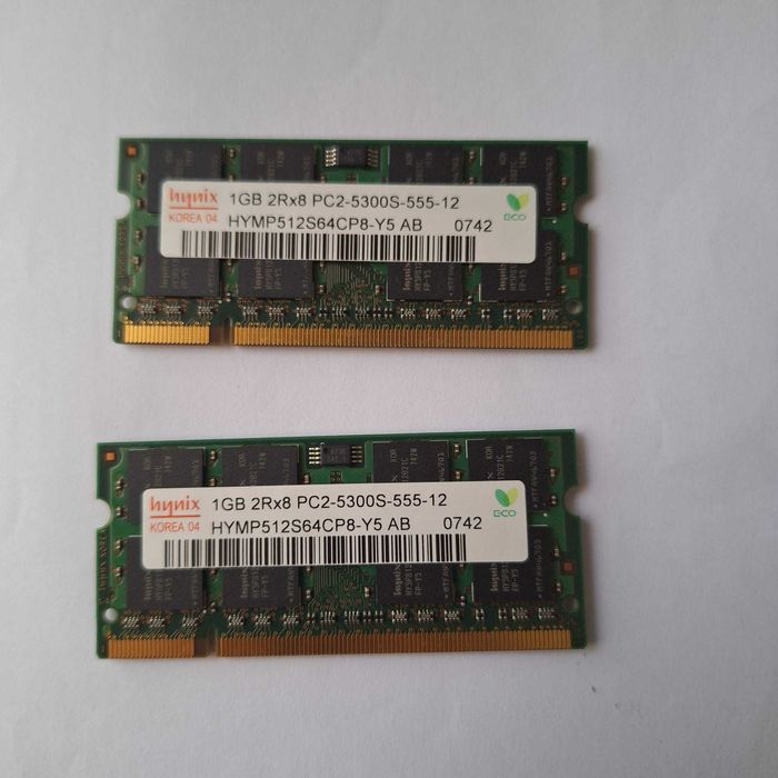Memoria RAM HYNIX 1GB 2Rx8 PC2-5300S-555-12