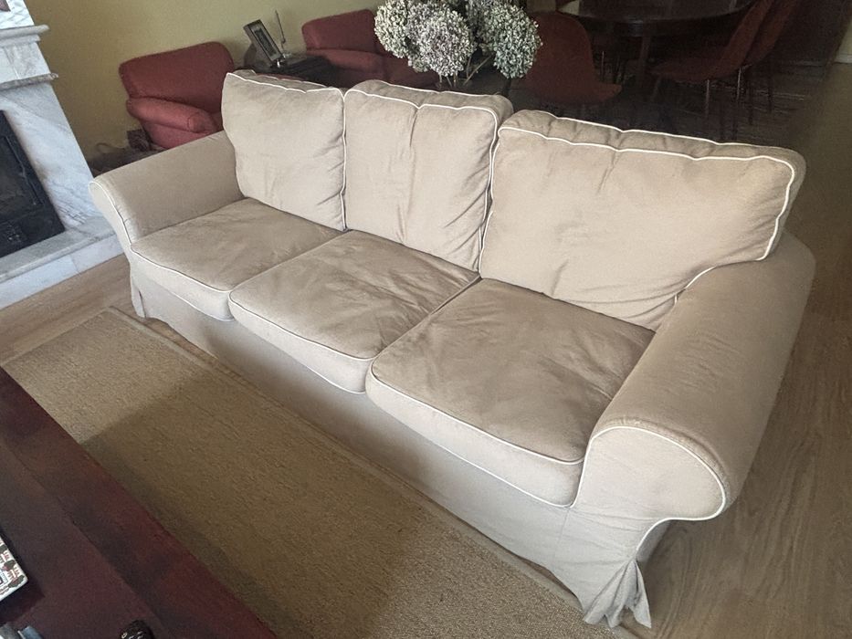 2 sofas ikea ektorp bege