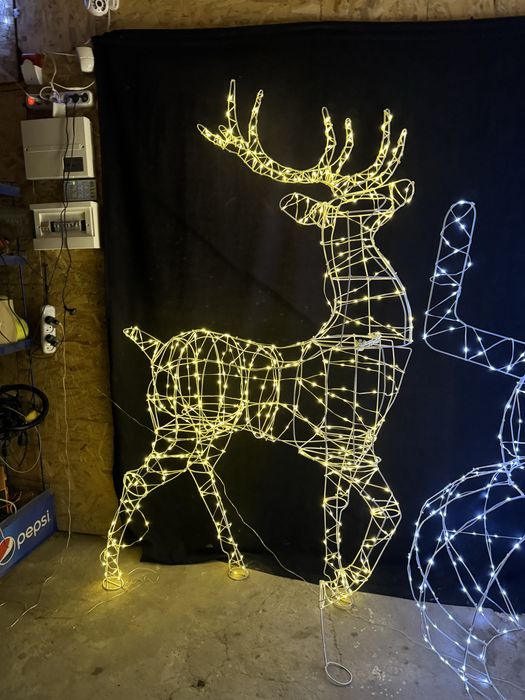 Найкраща новорічна фігура олень новорічный новогодний олень большой 3д