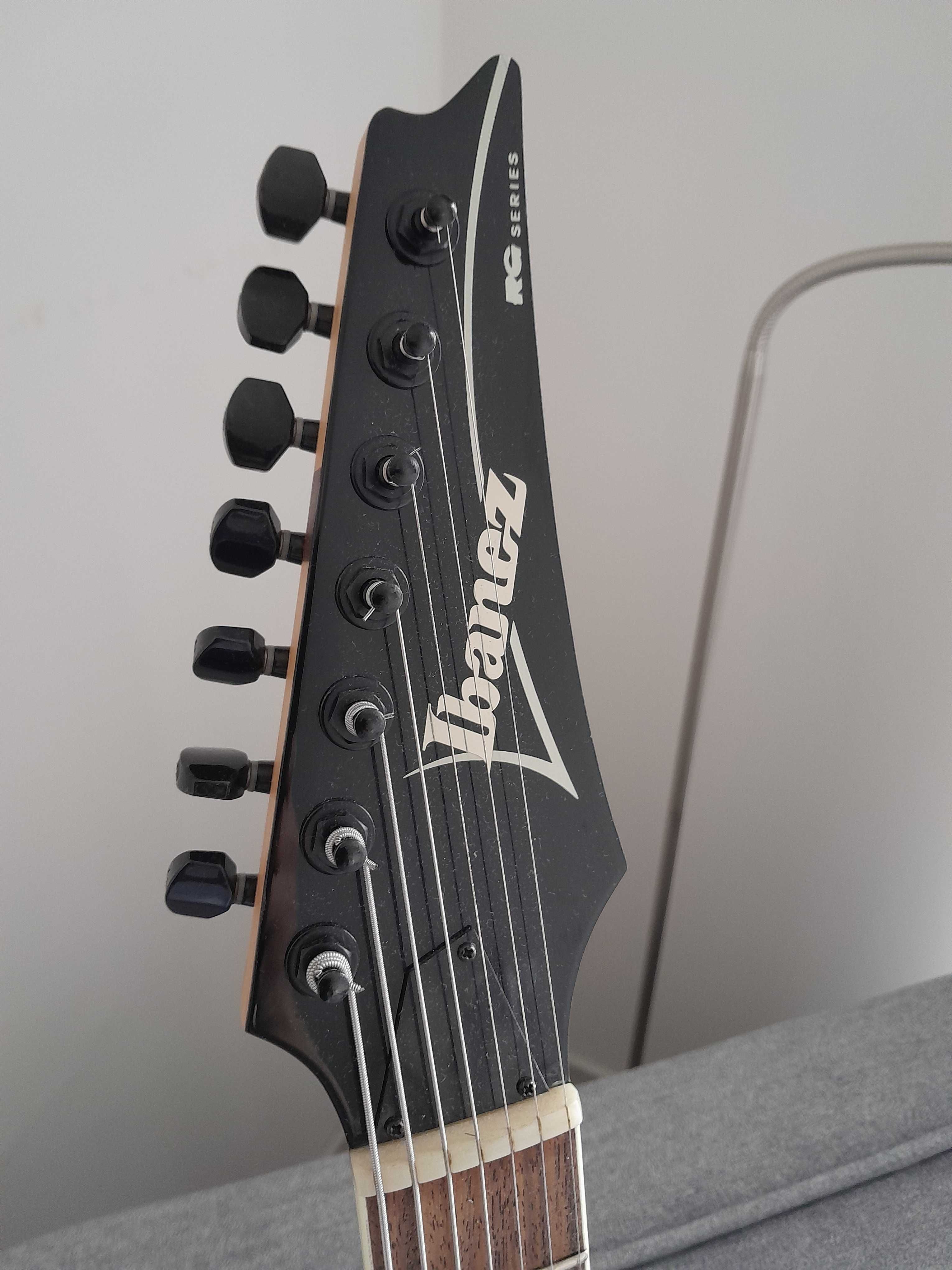 Ibanez RG7321, 7 strun, DiMarzio, Indonezja, siodełko kość. Zamiana