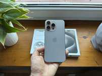  Apple iPhone 15 Pro Max 256GB Natural Titanium Jak Nowy! Bateria 91%