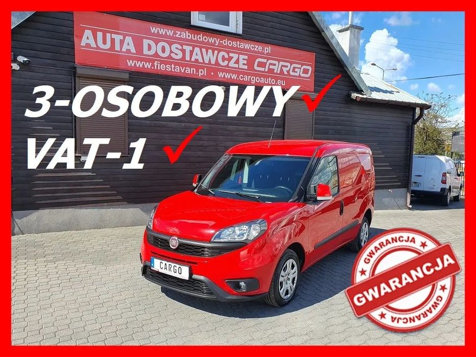 Fiat DOBLO  L1H1 Klima #3 Osoby# Tempomat # Faktura 23% # VAT-1 #