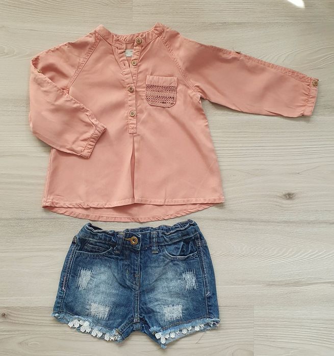 Paka ubrań dla dziewczynki 92 Zara, Next