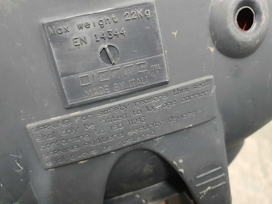 Дитяче крісло на велосипед велокрісло