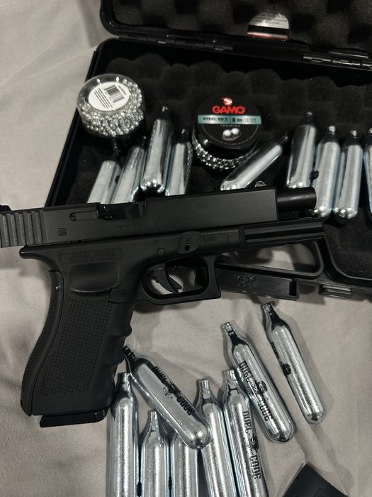 Glock co2 como nova,airsoft