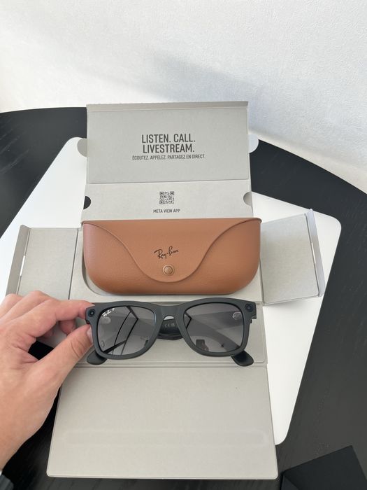 Ray-Ban Wayfarer RW4006 — оригінал, поляризовані лінзи, Matte Black