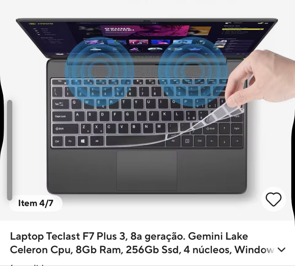 Portatil Teclast F7 Plus 3