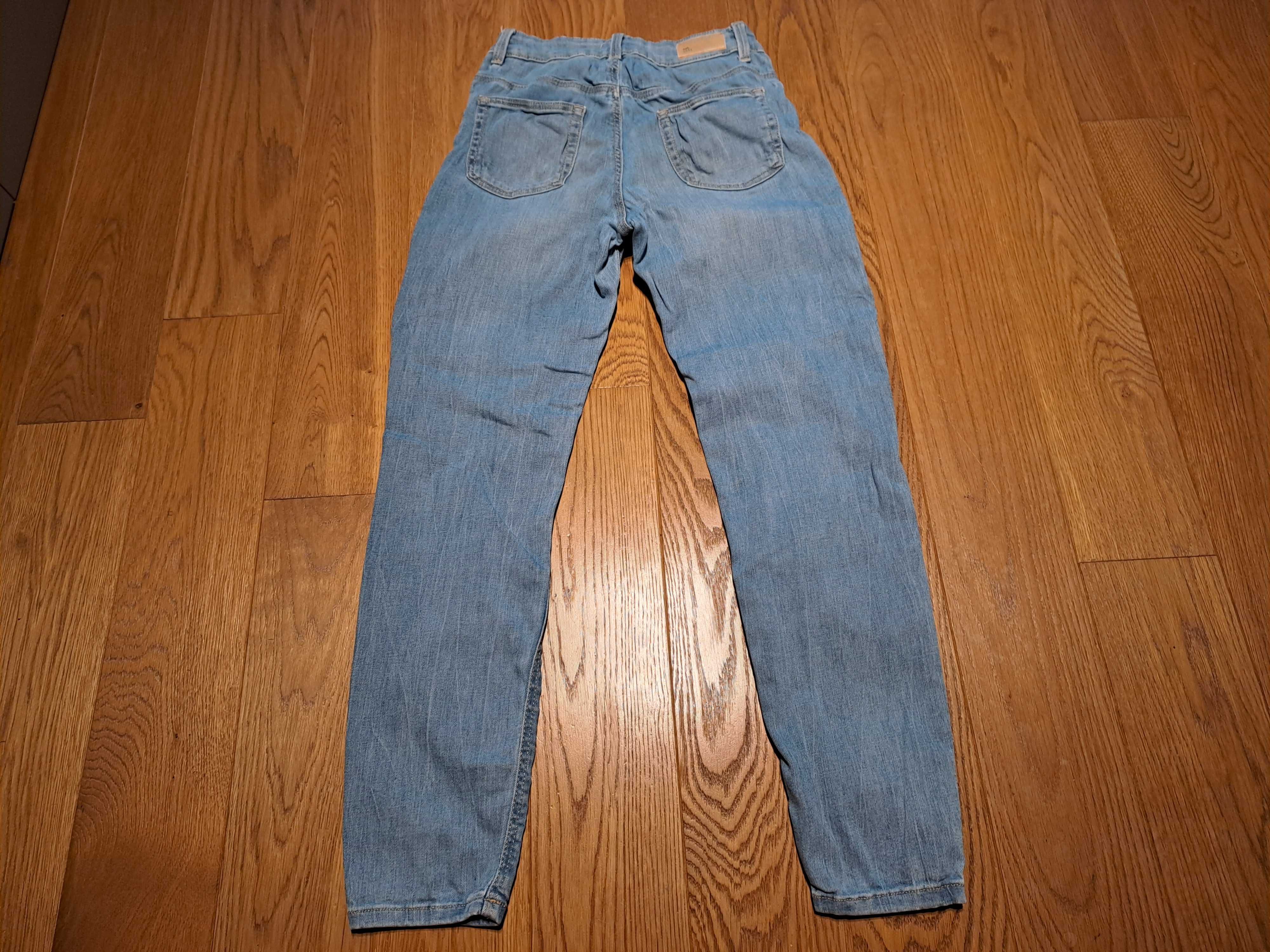 Dżinsy, jeansy z dziurami, dla dziewczynki 158, C&A