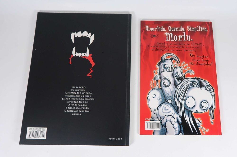 Lote com 5 livros de banda desenhada