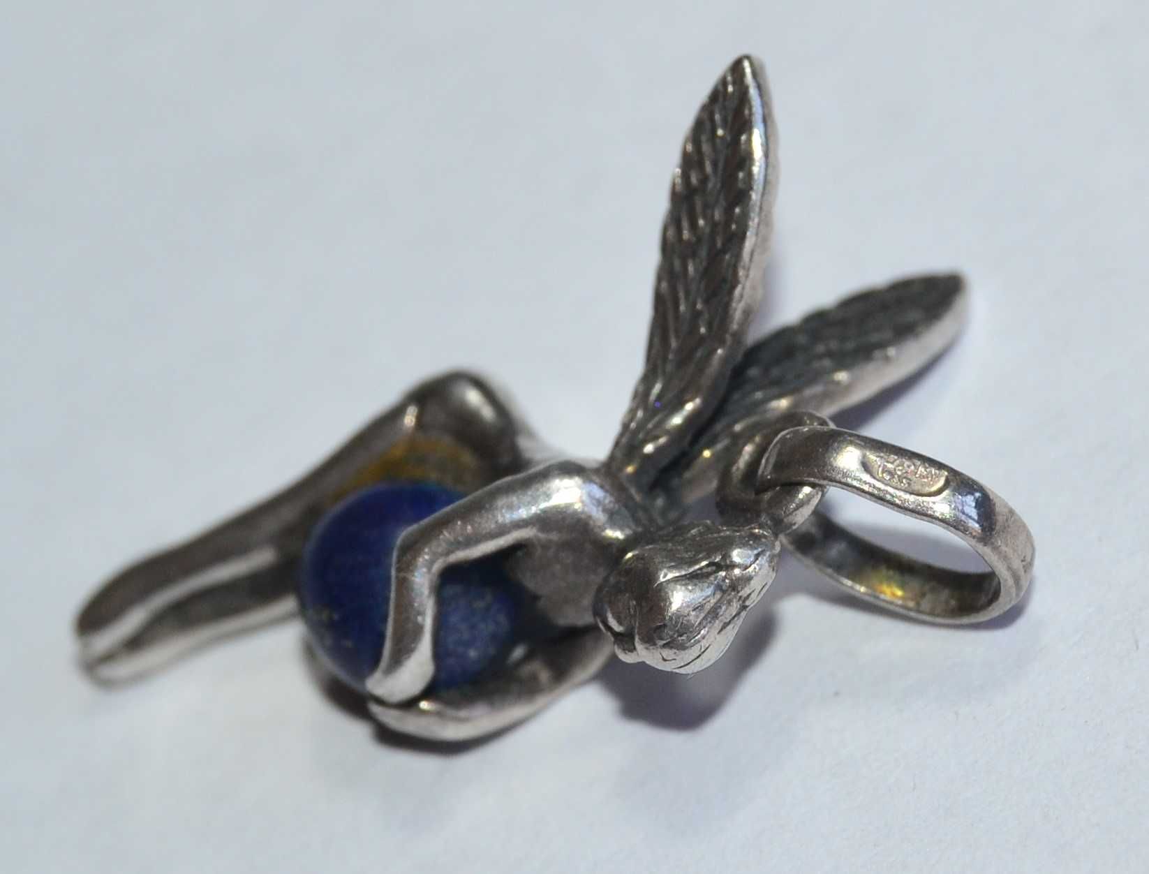 Pendente em prata e lapis Lazuli