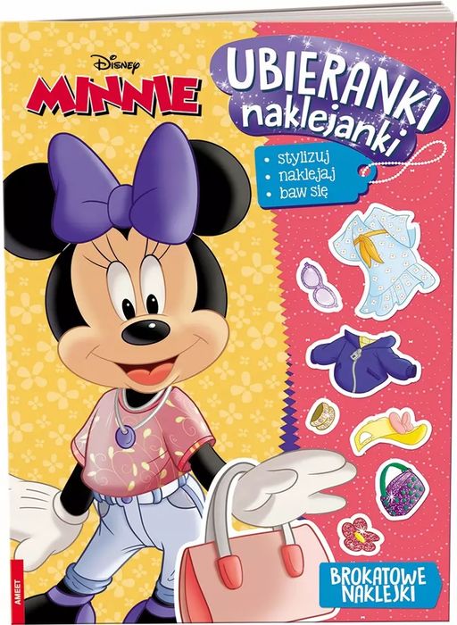 Minnie. Ubieranki, Naklejanki. Ameet