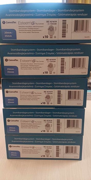 Convatec Worki stomijne Esteem Flex Convex 421619 (50 szt)