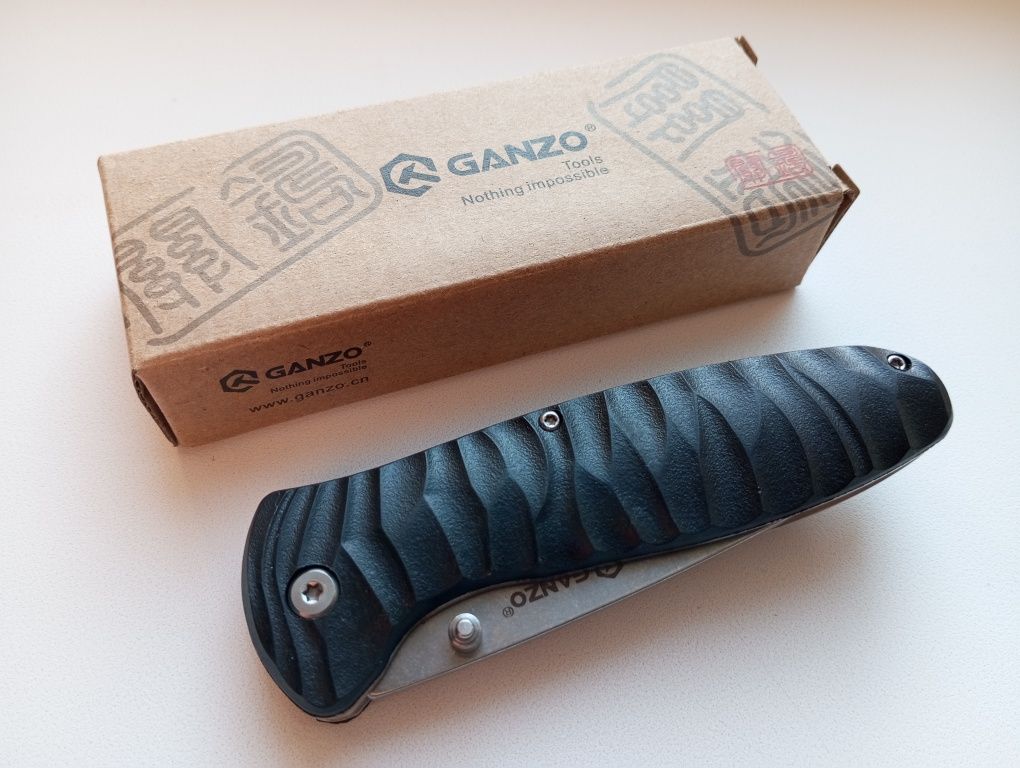 Коллекция Ganzo 6252 BК черного цвета. Новый, складной