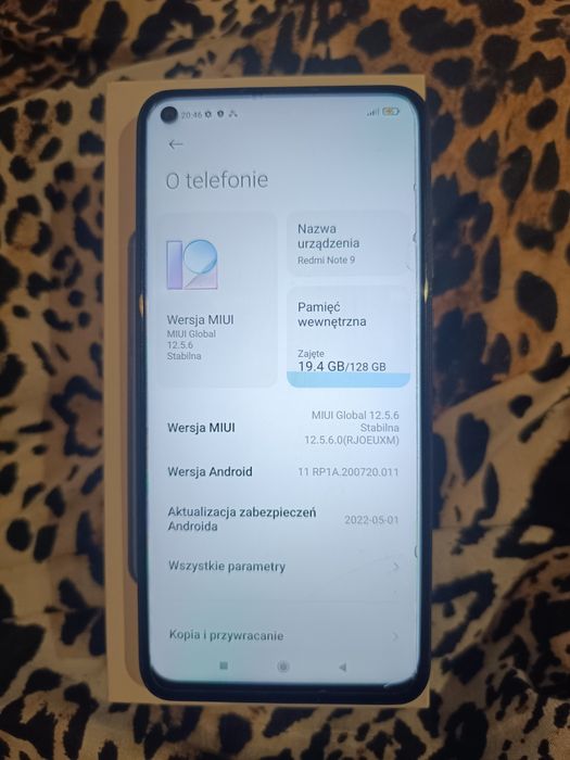 Smartfon Xiaomi redmi note 9