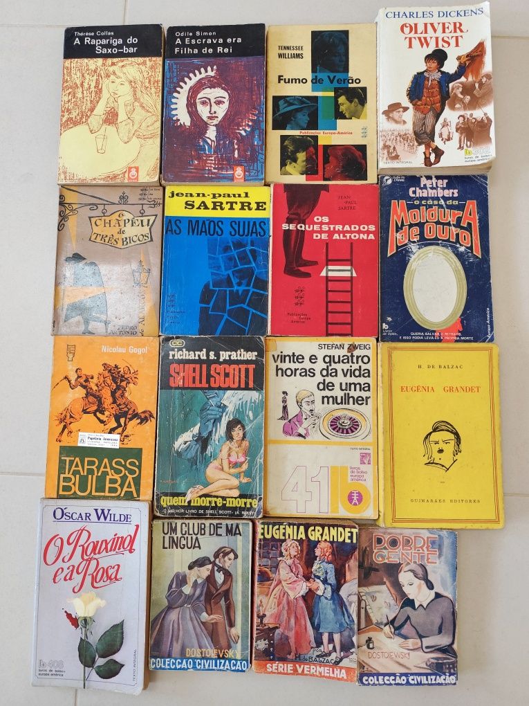 Livros de Bolso antigos de Autores Internacionais