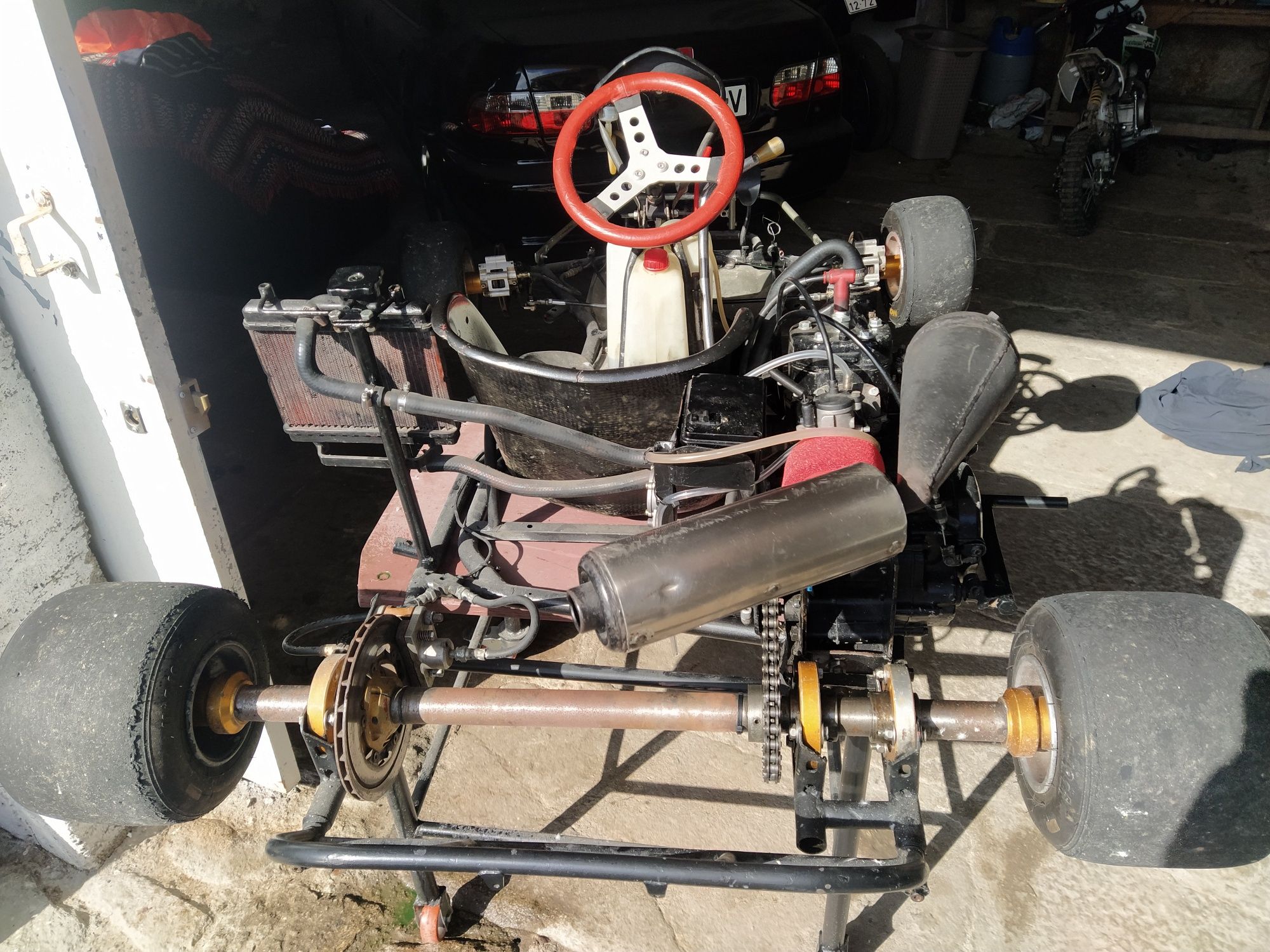 Kart 125 2t  motor moto Honda ns