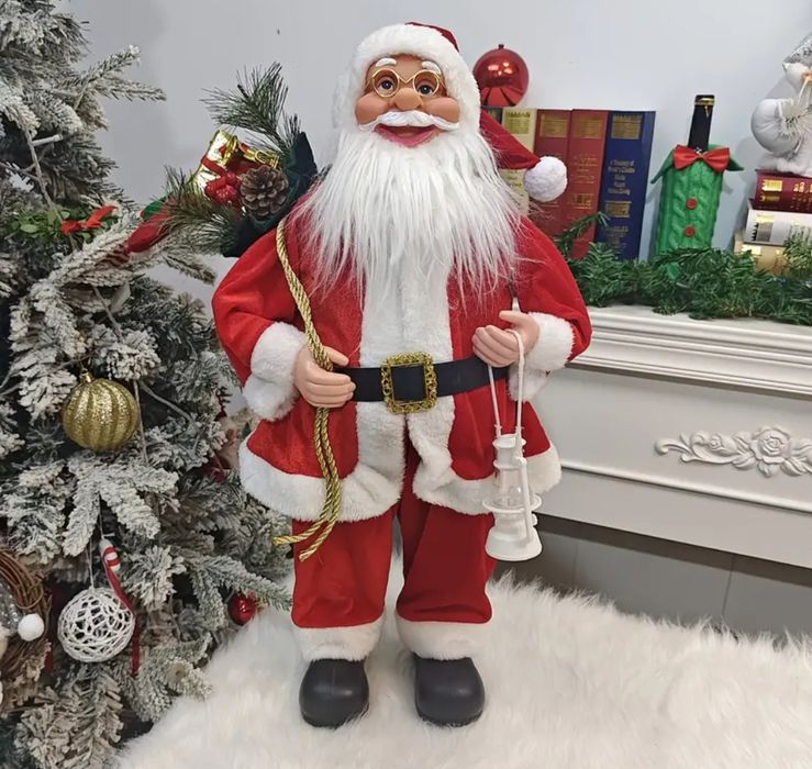 Figurka Świętego Mikołaja H62cm, prezent na Święta. Nowe