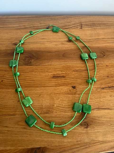 Naszyjnik zielony