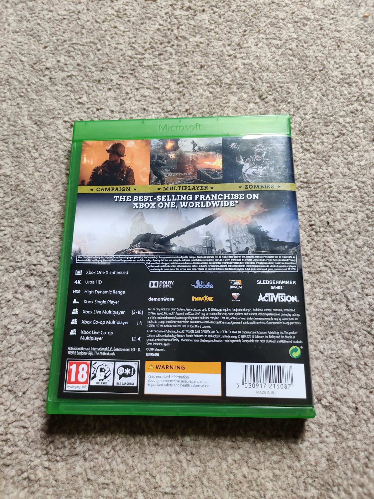 Call of duty ww2 Xbox one