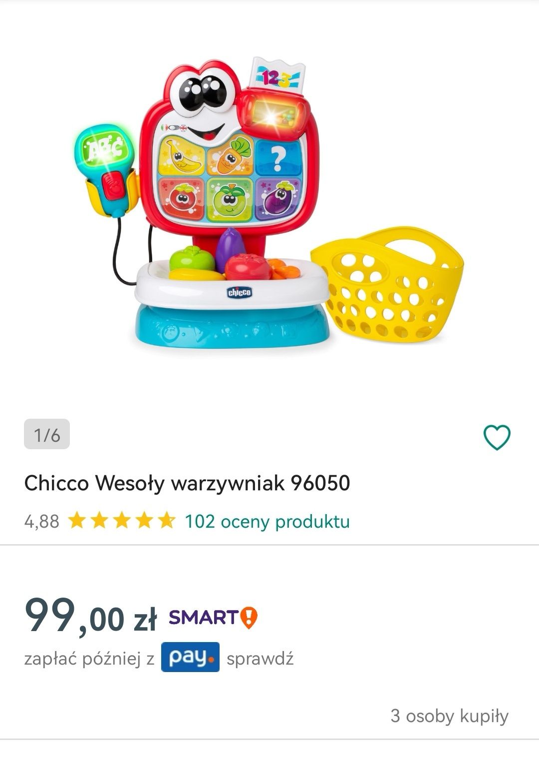 Wesoły warzywniak chicco