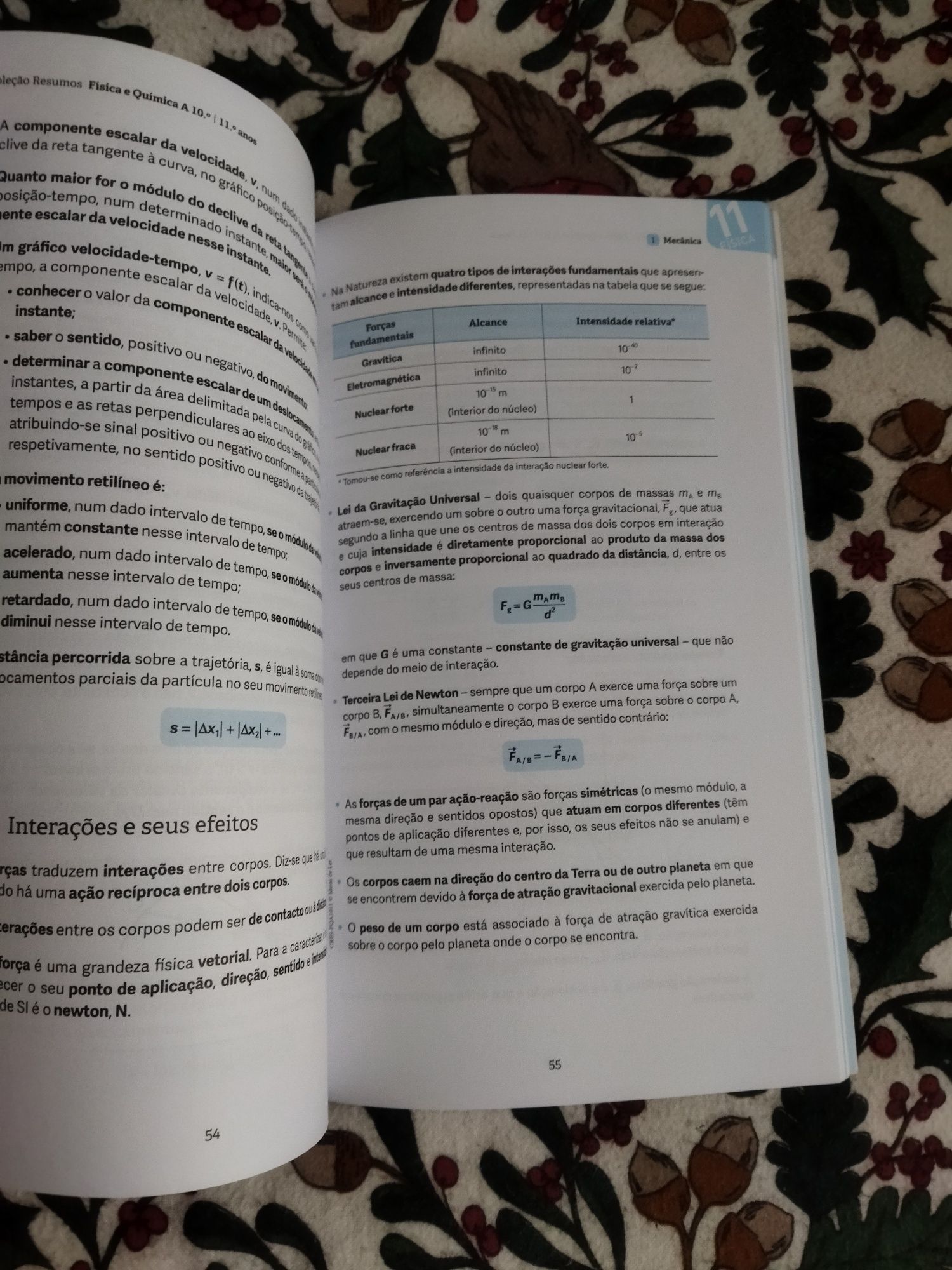 Livro de revisões física e química A- 10° e 11° ano
