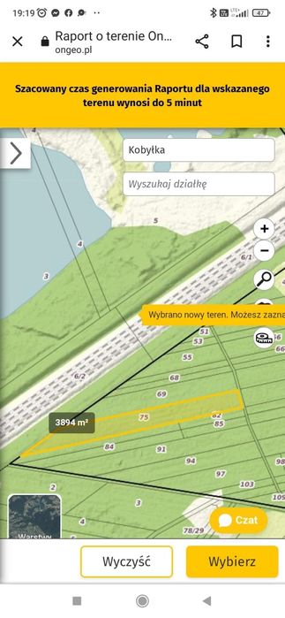 Działka Kobyłka przy torach