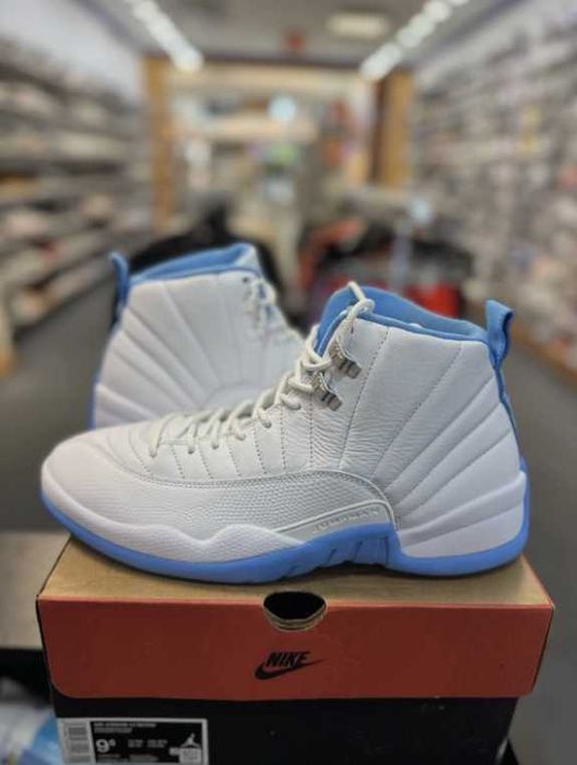 Air Jordan 12 Retro Melo (2025) "White and Univesity Blue" 9.5 US