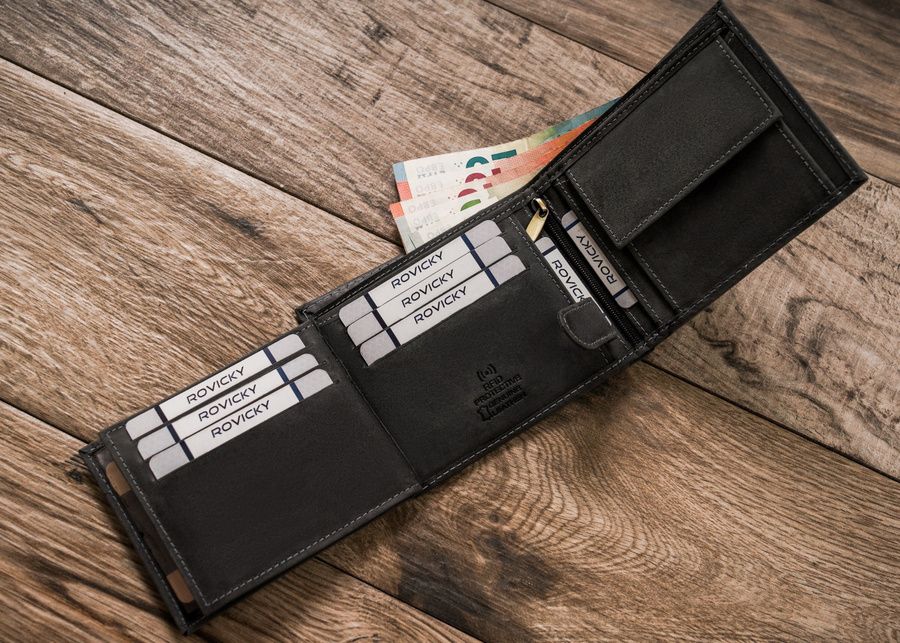 duży, skórzany portfel męski - always wild