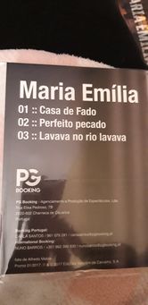 Cd Novo Maria Emília "casa de fado" ofereço cd maria Emília com 3 faix