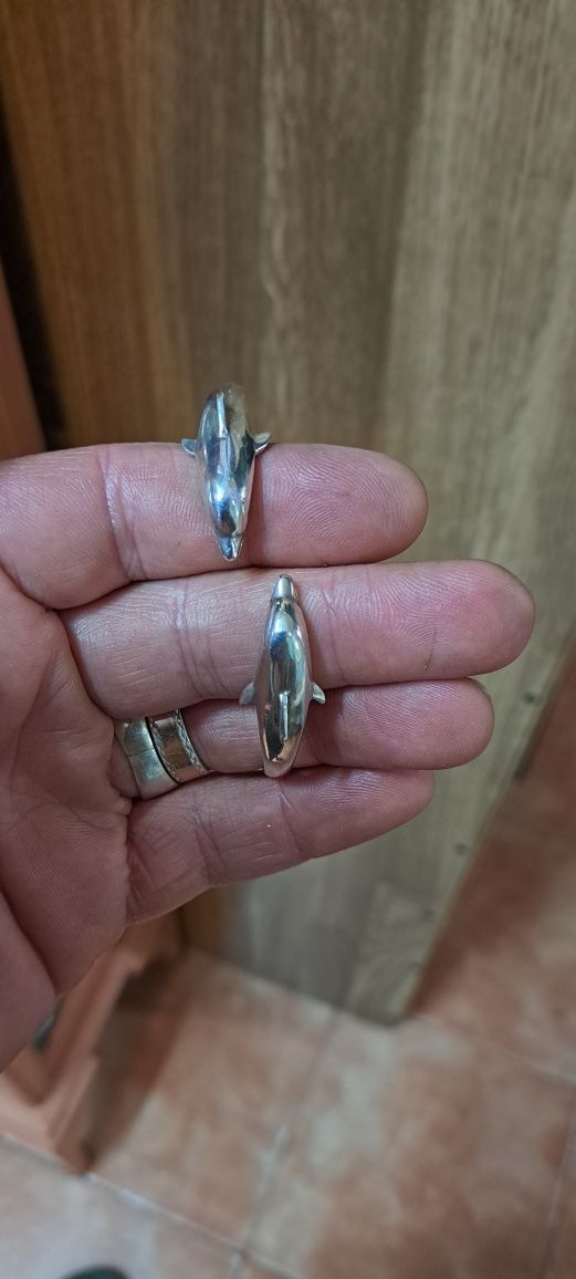 Escrava pulseira vintage em prata.