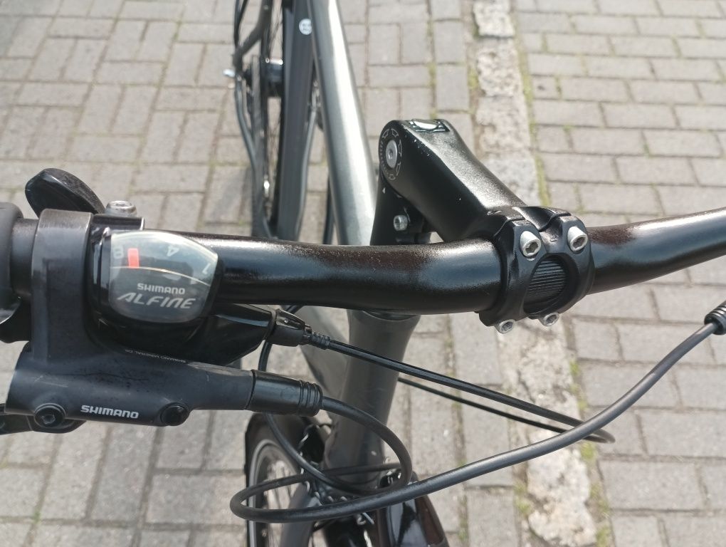 Piękny rower Rabeneick TS5 na pasku dla  wysokiej osoby- najtaniej