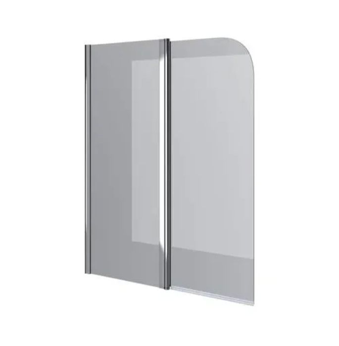 Шторка для ванни Koller Pool QP95 двоелементна 1150x1400 chrome/clear