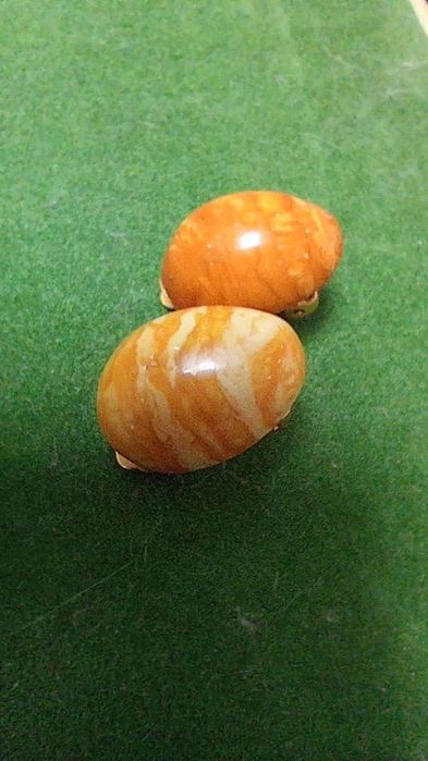 Продам кліпси пейзажний бурштин СРСР