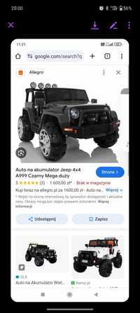 Auto na akumulator Jeep