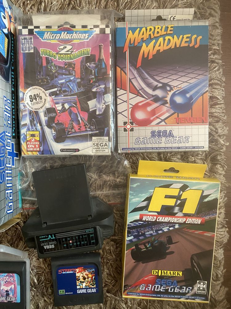 Sega Game Gear GameGear pudelko instrukcje uszkodzone kondensatory